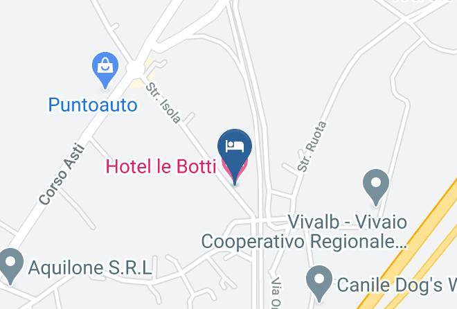 Cuneo - Hotel Le Botti Maps