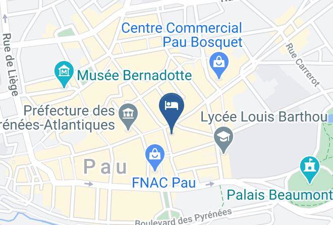 Pyrenees Atlantiques - Hotel Le Bourbon Maps