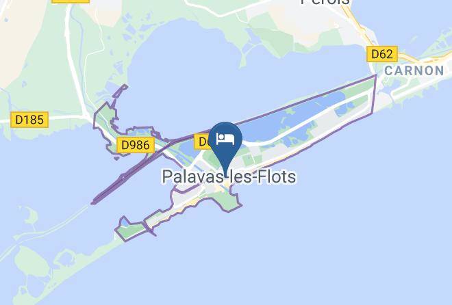 Hotel Le Brasilia Hotel Palavas Map