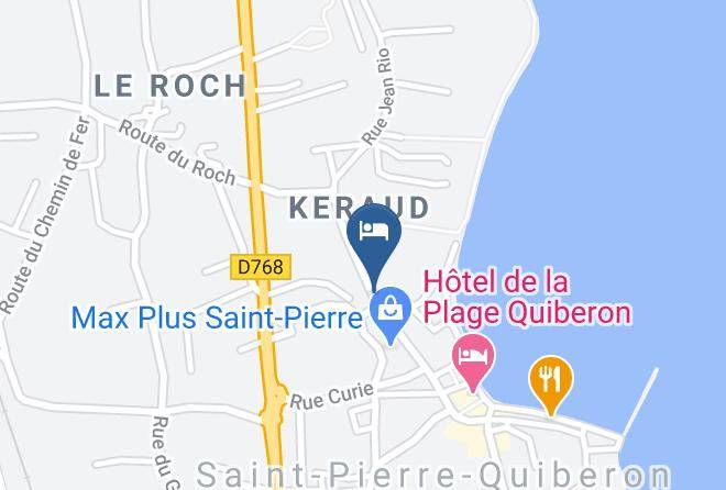 Morbihan - Hotel Le Bretagne Quiberon Maps