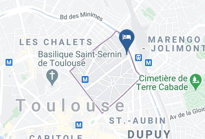 Haute Garonne - Hotel Le Bristol Maps