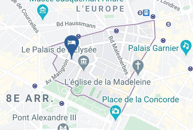 Paris - Le Bristol Paris Maps
