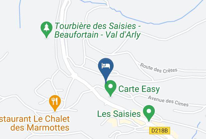 Savoie - Hotel Le Calgary Les Saisies Maps