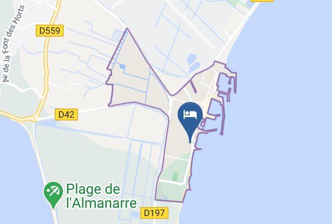 Var - Hotel Le Calypso Maps