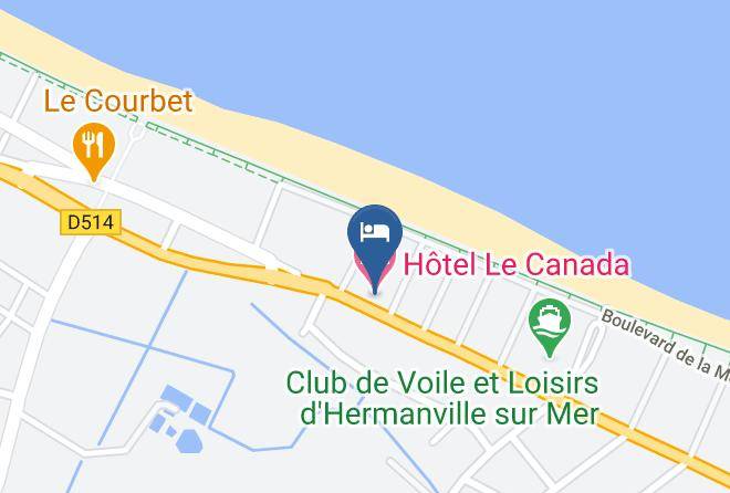 Calvados - Hotel Le Canada Maps