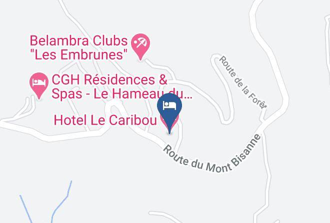 Savoie - Hotel Le Caribou Maps