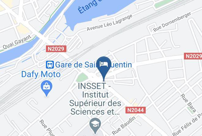 Aisne - Hotel Le Casino Saint Quentin Gare Maps