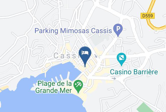 Bouches Du Rhone - Hotel Le Cassiden Cassis Maps