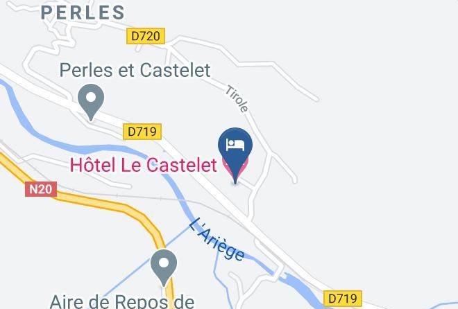 Ariege - Hotel Le Castelet Maps