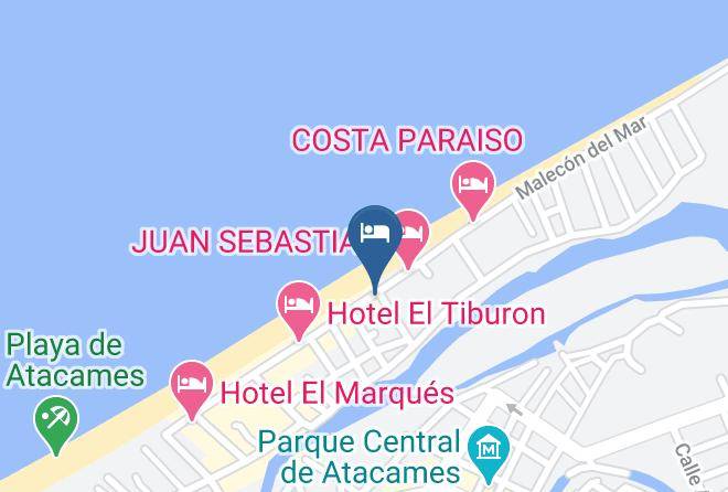 Atacames - Hotel Le'castell Atacames Maps