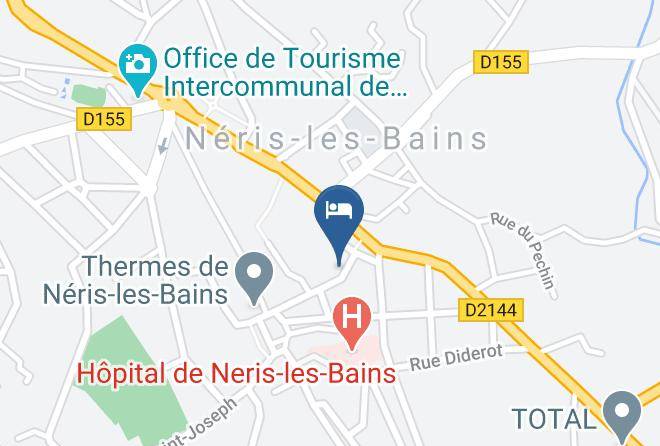 Allier - Hotel Le Centre Et Proxima Maps