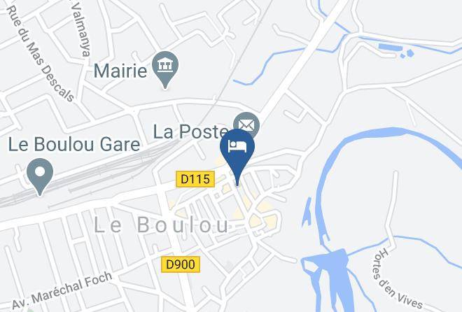 Pyrenees Orientales - Hotel Le Centre Maps