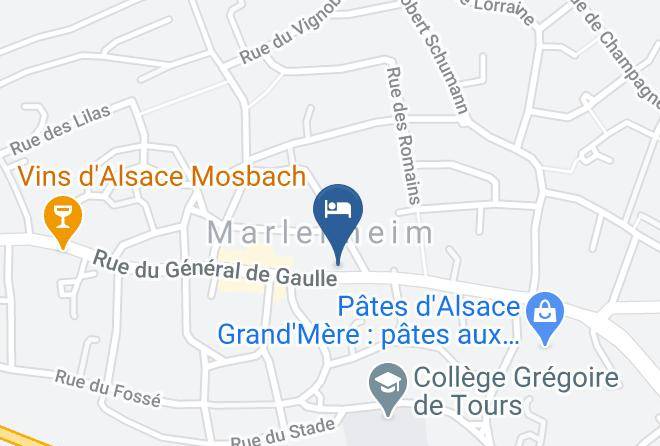 Bas Rhin - Le Cerf Hotel Maps