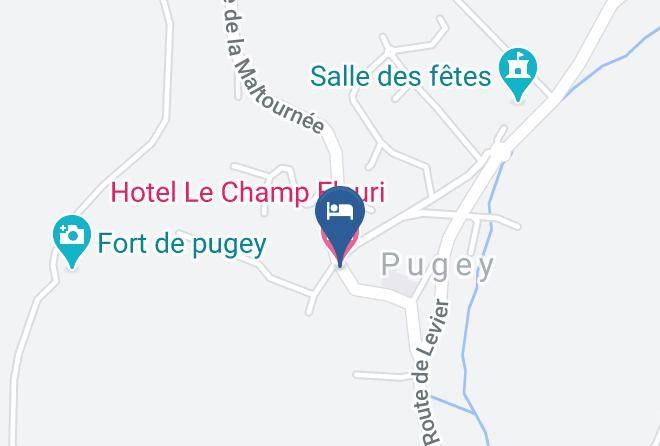 Hotel Le Champ Fleuri Map