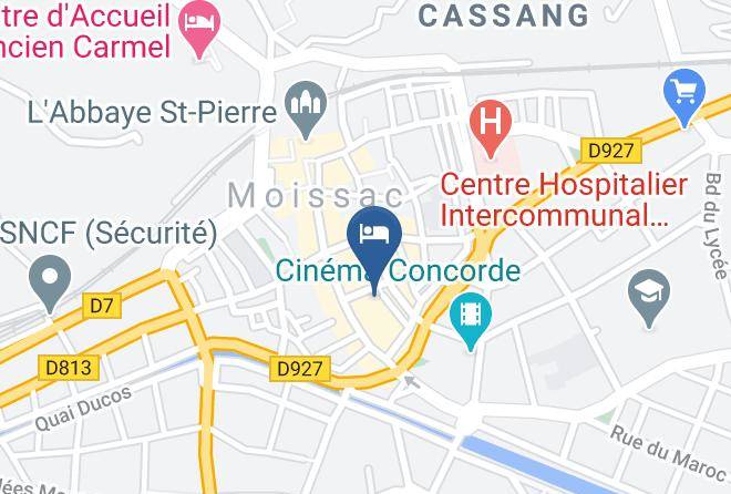 Tarn Et Garonne - Hotel Le Chapon Fin Maps