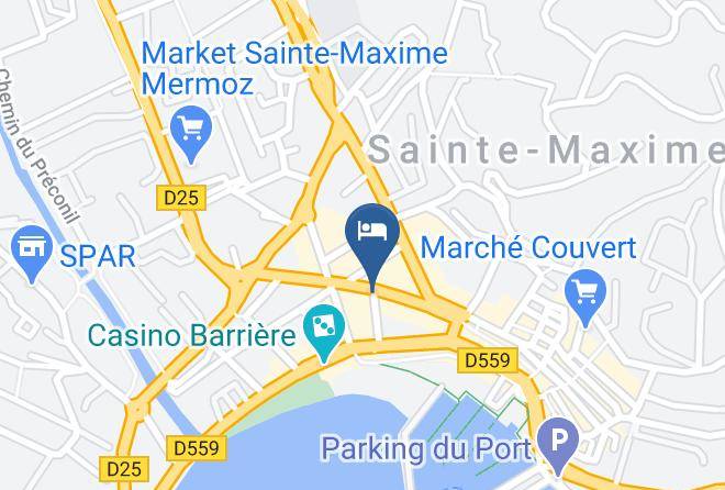 Var - Hotel Le Chardon Bleu Maps