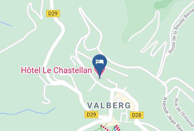 Maritime Alps - Hotel Le Chastellan Maps