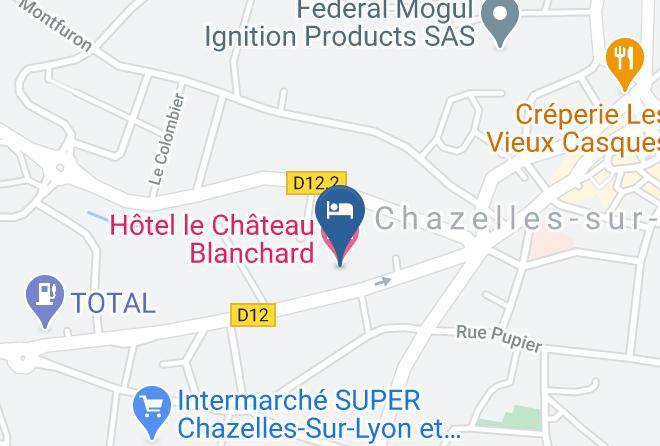Loire - Hotel Le Chateau Blanchard Maps