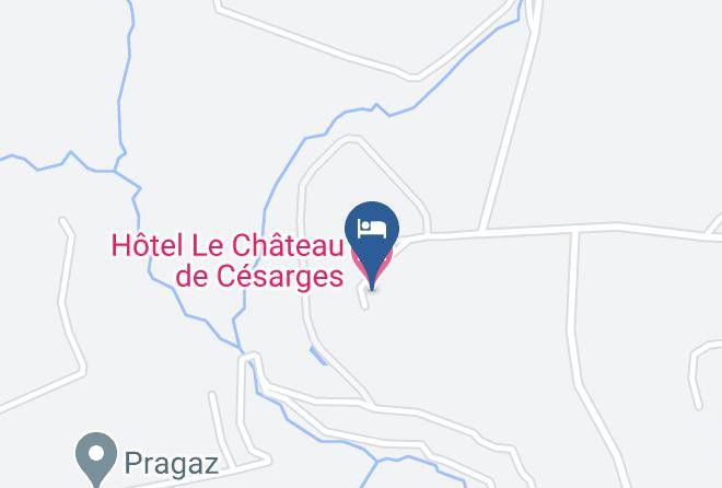 Isere - Hotel Le Chateau De Cesarges Maps