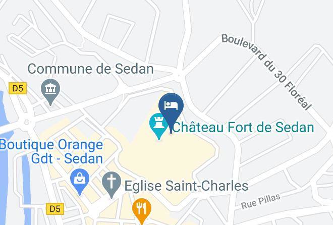 Ardennes - Hotel Le Chateau Fort De Sedan Maps