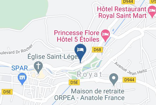 Puy De Dome - Hotel Restaurant Le Chatel Maps