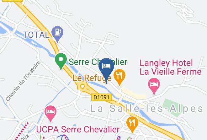 Hautes Alpes - Hotel Le Chatelas Maps