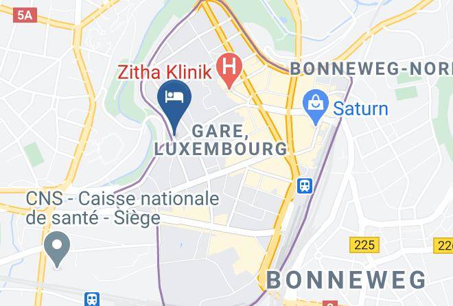 Luxembourg Gare - Hotel Le Chatelet Maps