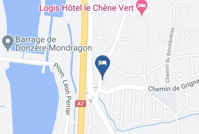 Vaucluse - Hotel Le Chene Vert Maps