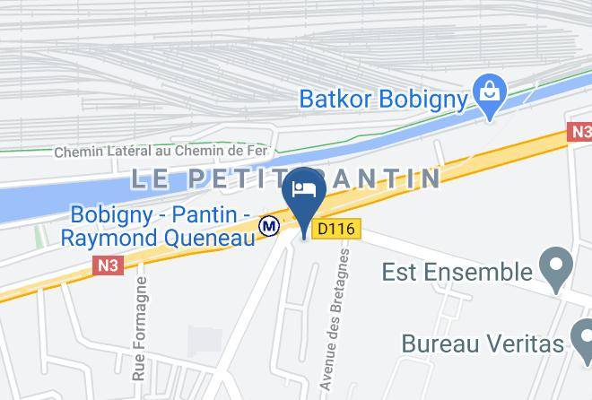 Seine St Denis - Hotel Le Cheval Noir Maps