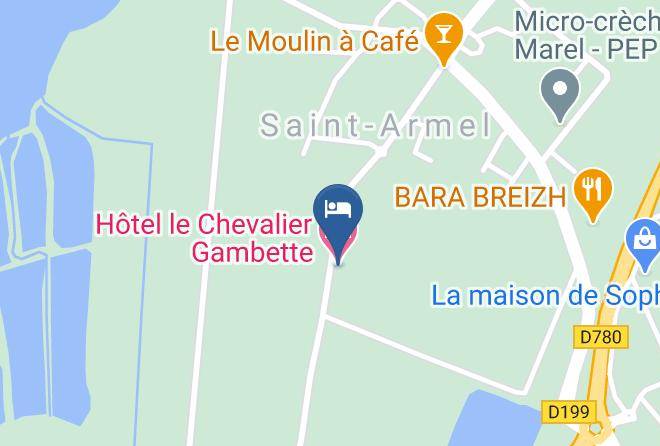 Morbihan - Hotel Le Chevalier Gambette Maps