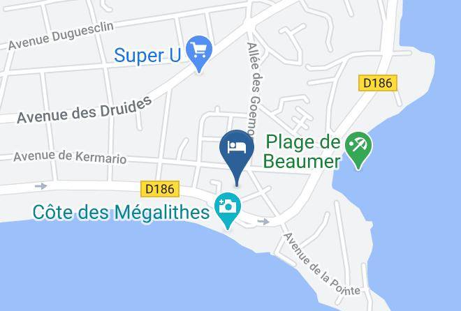 Morbihan - Hotel Le Churchill Maps