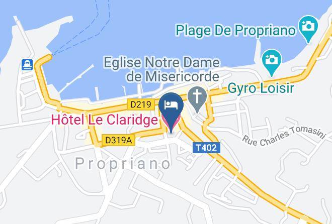 Southernsica - Hotel Le Claridge Maps