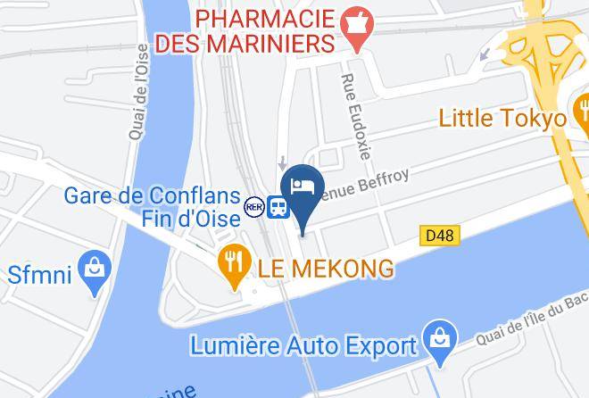 Yvelines - Hotel Le Clemenceau Maps