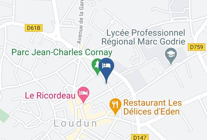 Vienne - Hotel Le Clos Albert Loudun Maps