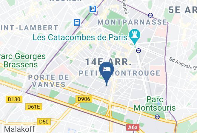 Paris - Hotel Le Clos D'alesia Maps