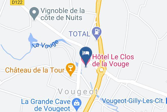 Cote D Or - Hotel Le Clos De La Vouge Maps