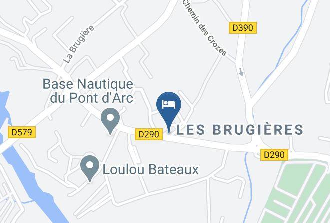 Ardeche - Hotel Le Clos Des Bruyeres Maps