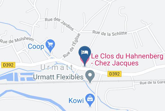 Bas Rhin - Le Clos Du Hahnenberg Chez Jacques Maps
