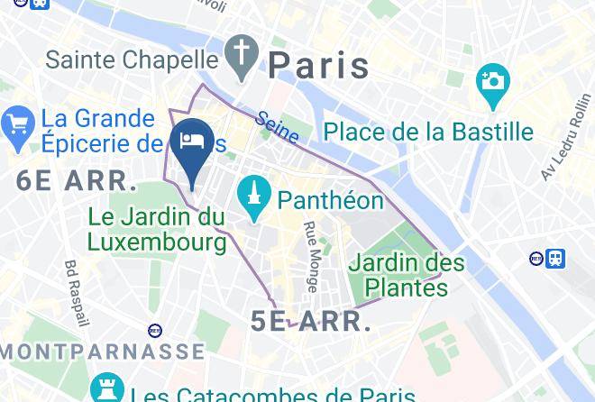 Hotel Le Clos Medicis Map