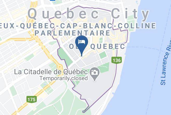 Capitale Nationale - Hotel Le Clos Saint Louis Maps