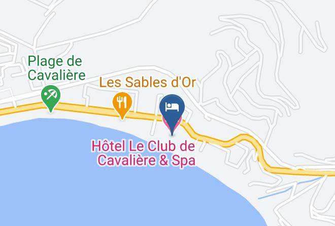 Var - Hotel Le Club De Cavaliere & Spa Maps