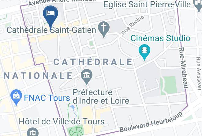 Indre Et Loire - Hotel Colbert Maps