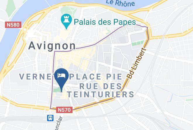 Vaucluse - Hotel Le Colbert Maps
