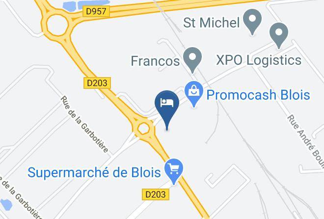 Loir Et Cher - Hotel Le Cosy Blois Villebarou Maps