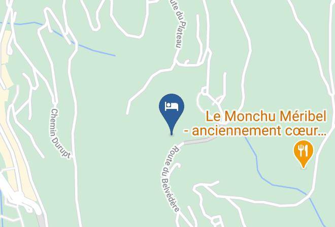 Savoie - Hotel Le Coucou Meribel Maps