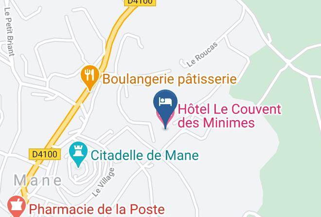 Alpes De Haute Provence - Hotel Le Couvent Des Minimes Maps