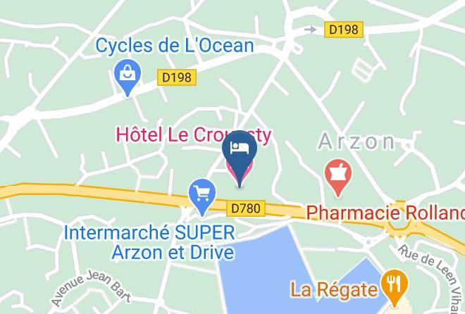 Morbihan - Hotel Le Crouesty Maps