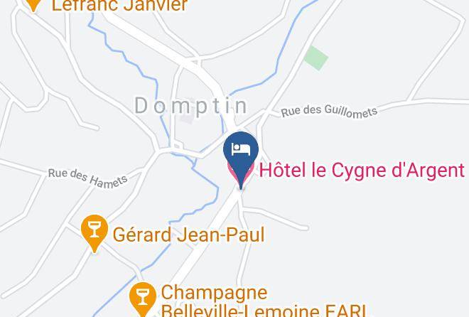 Aisne - Hotel Le Cygne D'argent Maps
