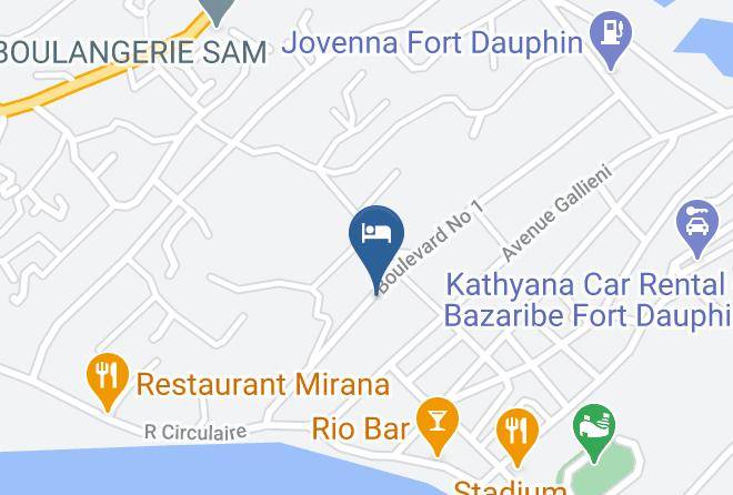 Taolagnaro - Hotel Le Dauphin Maps