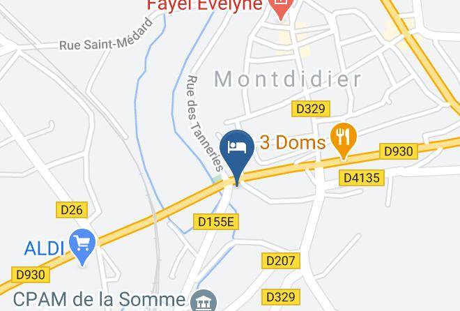Somme - Hotel Le Dijon Maps